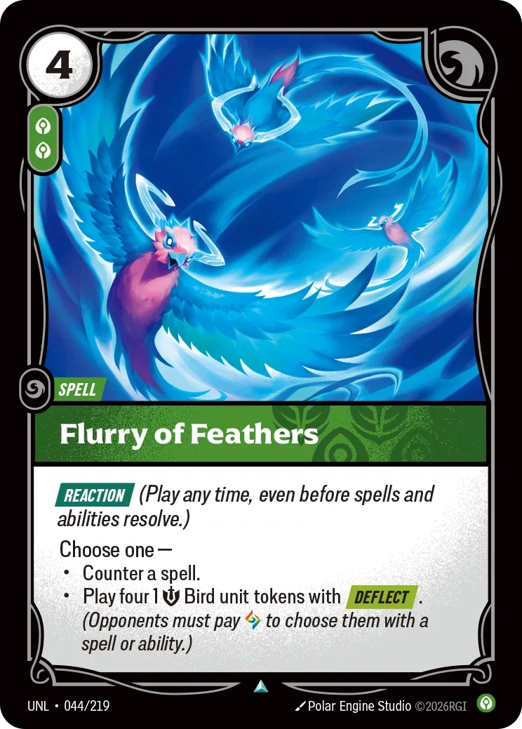 Flurry of Feathers - 044/219 - Unleashed