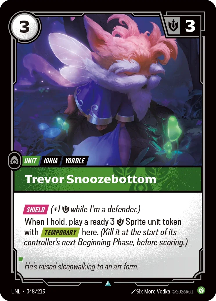 Trevor Snoozebottom - 048/219 - Unleashed