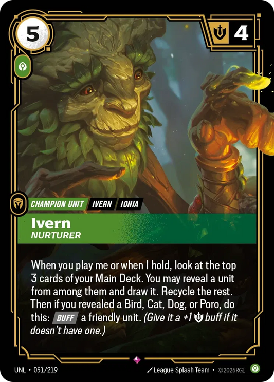 Ivern Nurturer - 051/219 - Unleashed