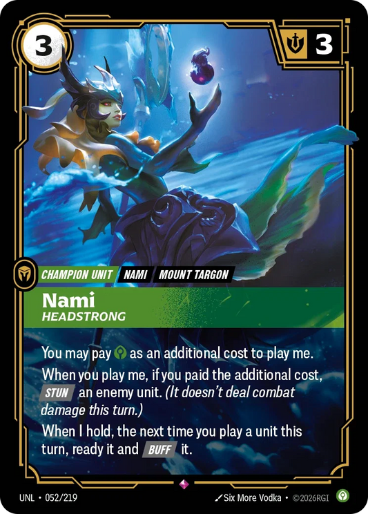 Nami Headstrong - 052/219 - Unleashed
