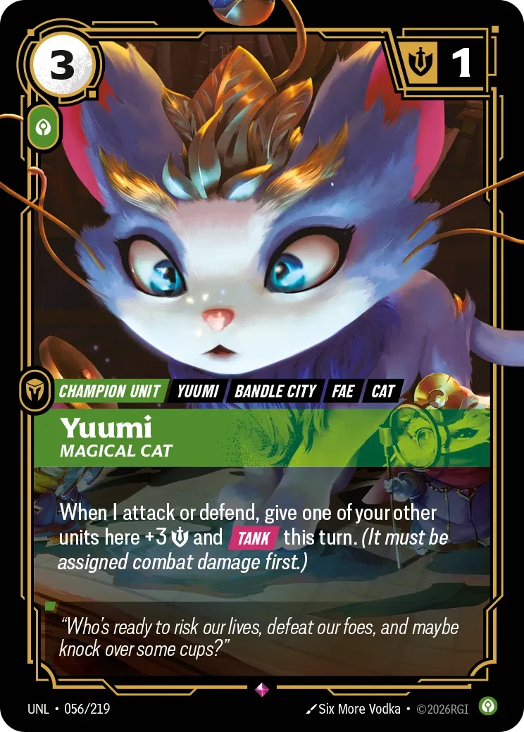 Yuumi Magical Cat - 056/219 - Unleashed