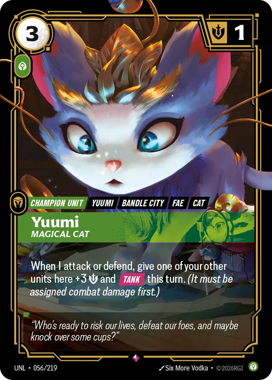 Yuumi Magical Cat - 056/219 - Unleashed