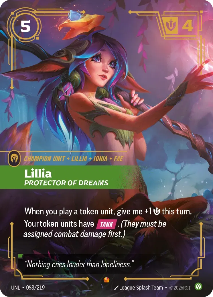 Lillia Protector of Dreams - 058/219 - Unleashed
