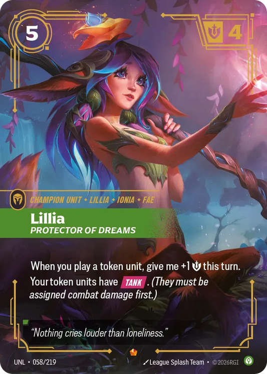 Lillia Protector of Dreams - 058/219 - Unleashed