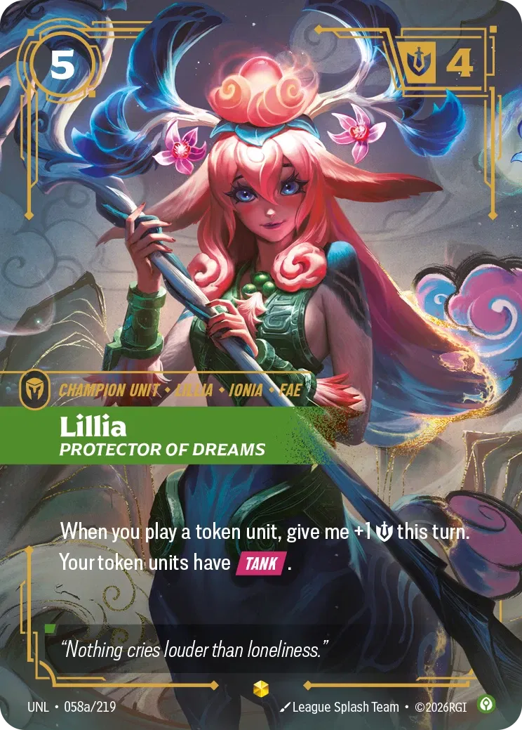 Lillia Protector of Dreams (Alternate Art) - 058a/219 - Unleashed