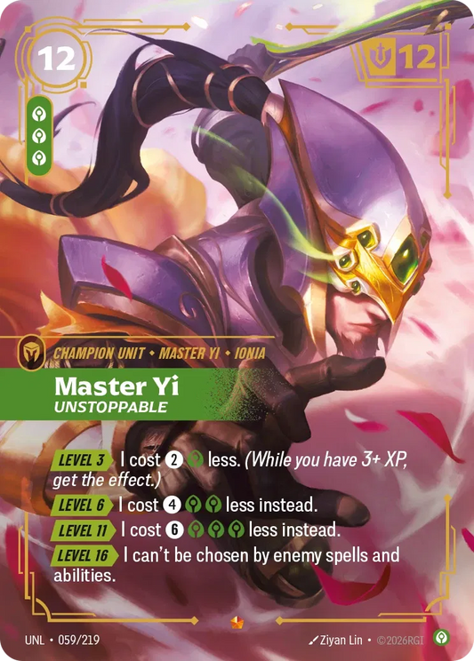 Master Yi Unstoppable - 059/219 - Unleashed
