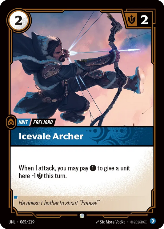 Icevale Archer - 065/219 - Unleashed