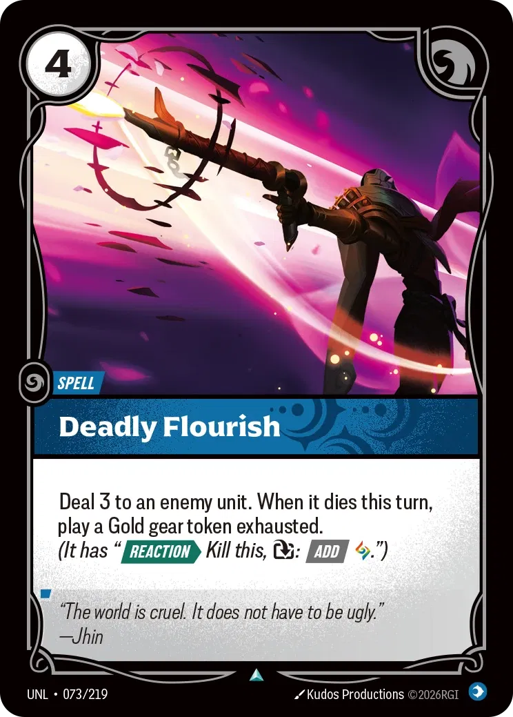 Deadly Flourish - 073/219 - Unleashed