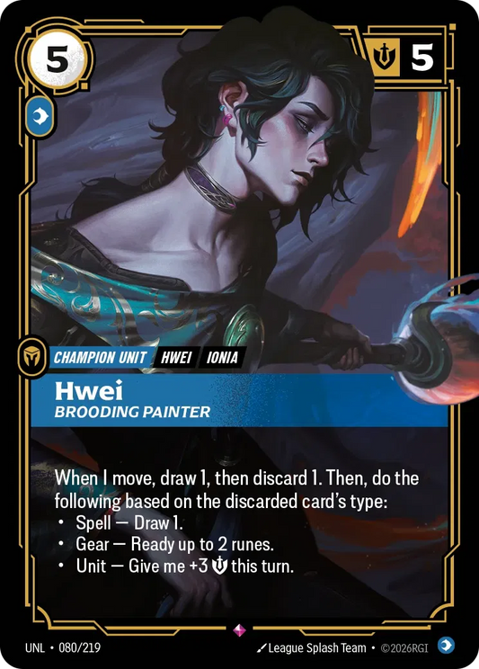 Hwei Brooding Painter - 080/219 - Unleashed