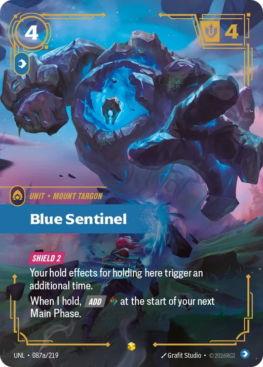Blue Sentinel (Alternate Art) - 087a/219 - Unleashed