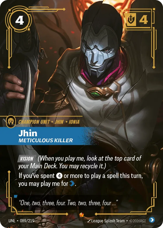 Jhin Meticulous Killer - 089/219 - Unleashed