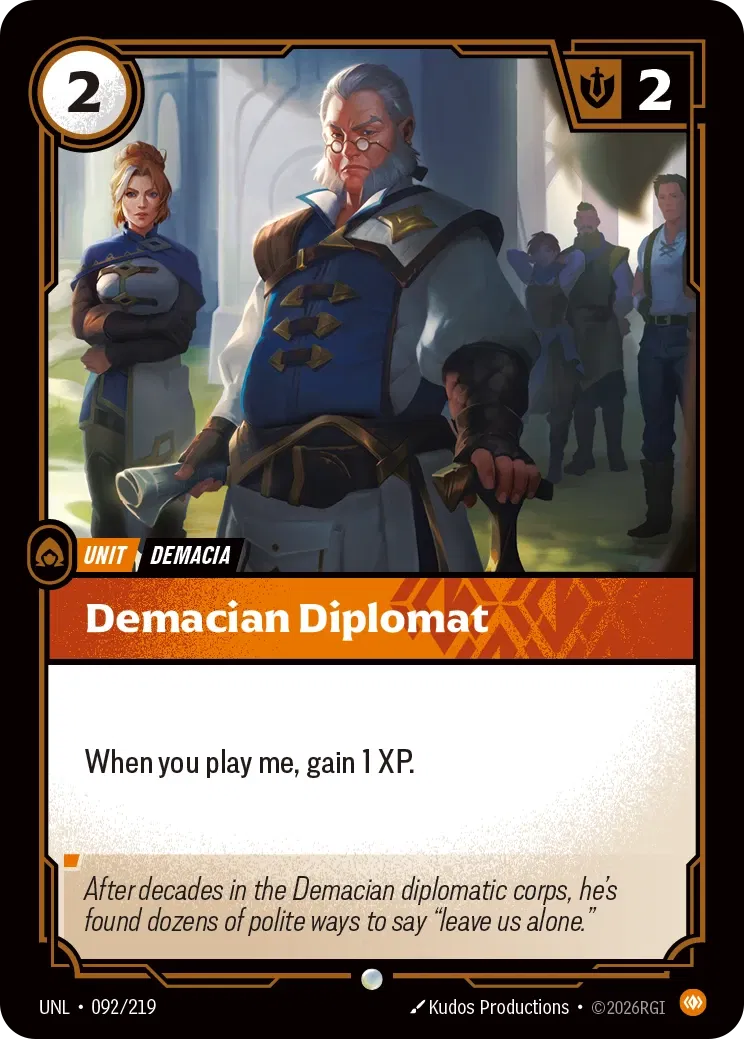 Demacian Diplomat - 092/219 - Unleashed