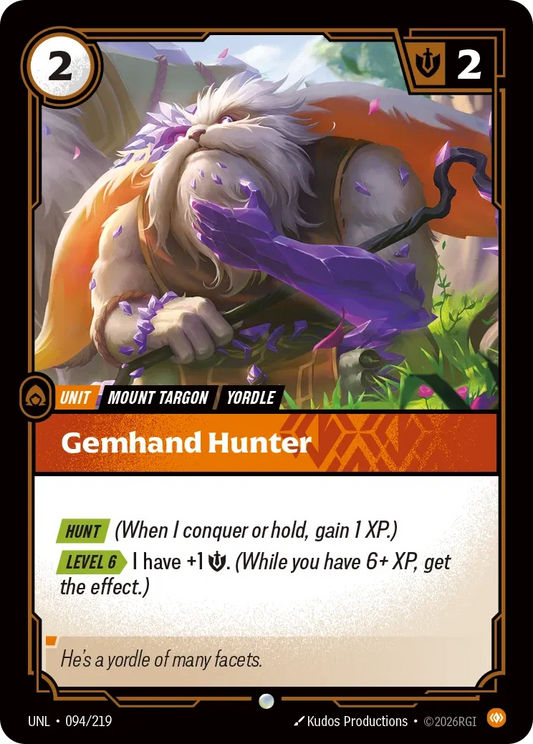 Gemhand Hunter - 094/219 - Unleashed