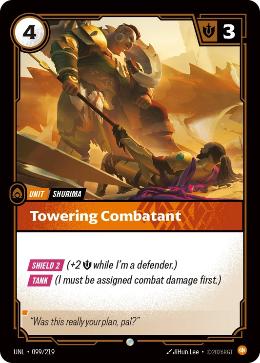 Towering Combatant - 099/219 - Unleashed