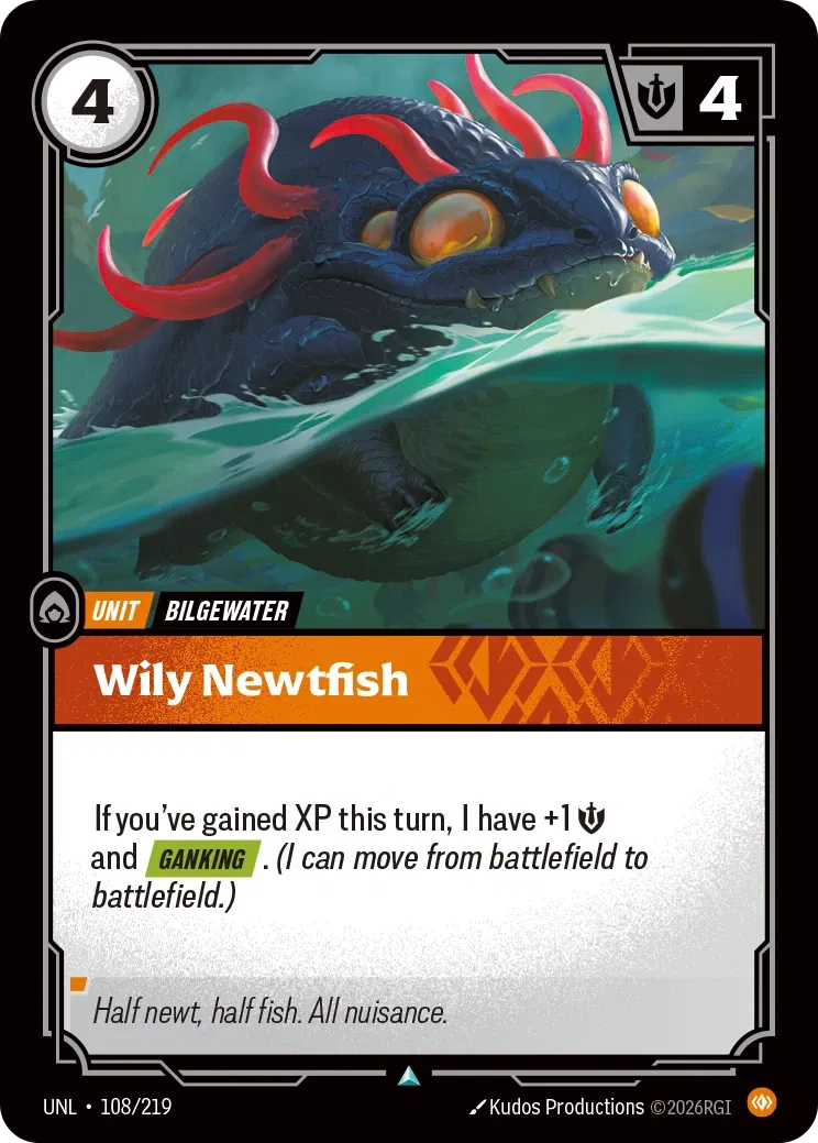 Wily Newtfish - 108/219 - Unleashed