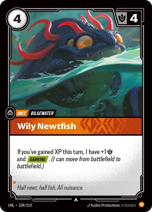 Wily Newtfish - 108/219 - Unleashed