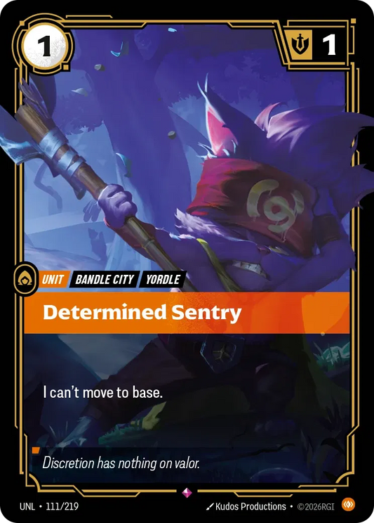 Determined Sentry - 111/219 - Unleashed