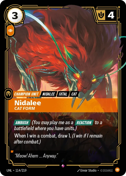 Nidalee Cat Form - 114/219 - Unleashed