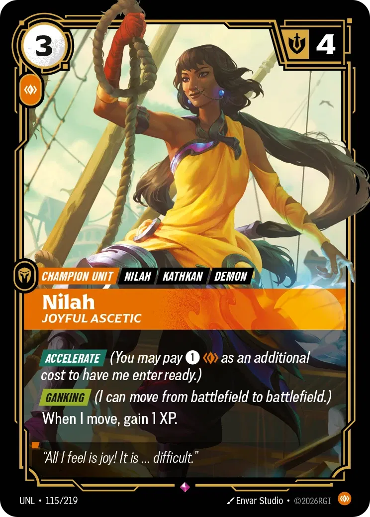 Nilah Joyful Ascetic - 115/219 - Unleashed