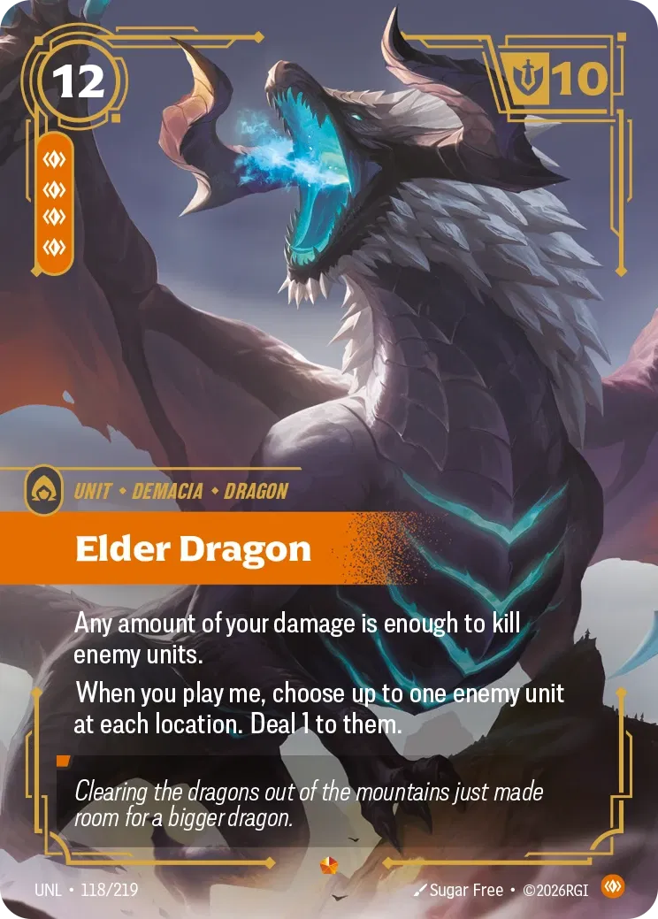 Elder Dragon - 118/219 - Unleashed