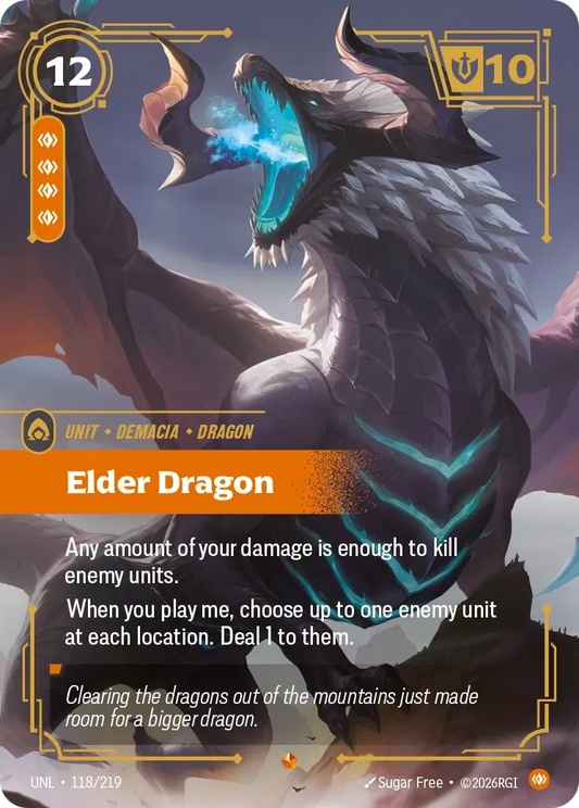 Elder Dragon - 118/219 - Unleashed