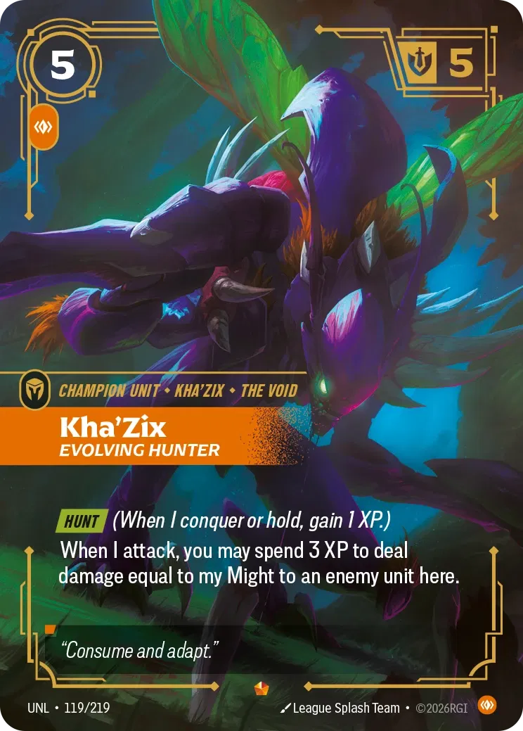 Kha'Zix Evolving Hunter - 119/219 - Unleashed