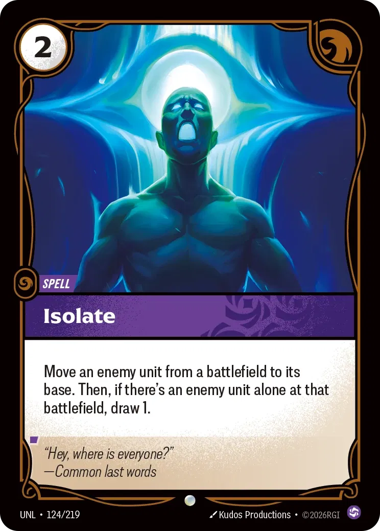 Isolate - 124/219 - Unleashed