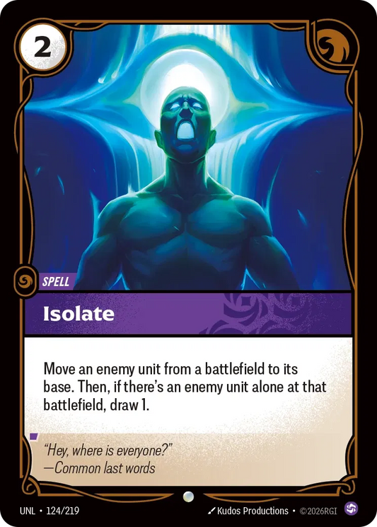 Isolate - 124/219 - Unleashed