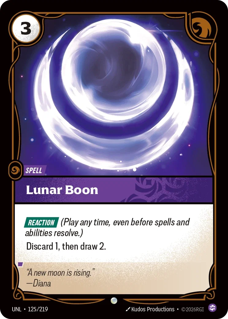 Lunar Boon - 125/219 - Unleashed