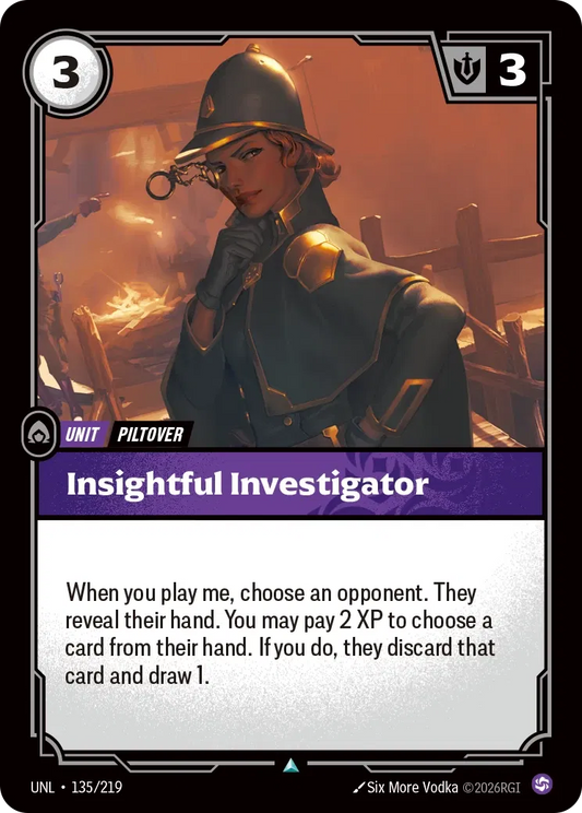 Insightful Investigator - 135/219 - Unleashed