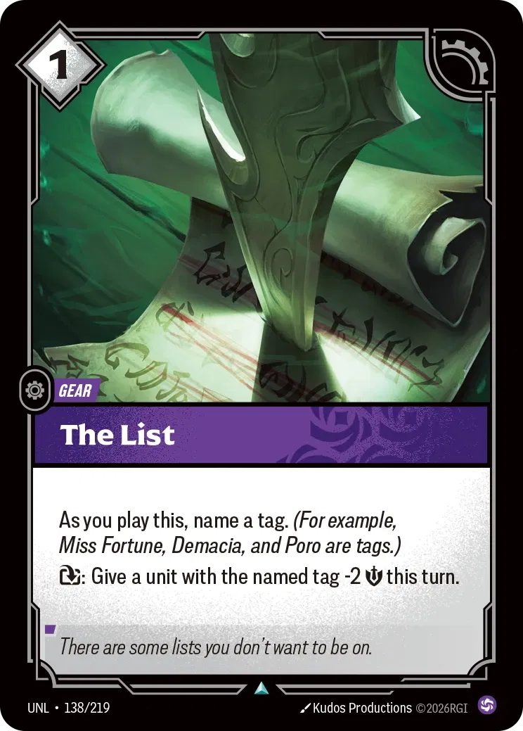 The List - 138/219 - Unleashed