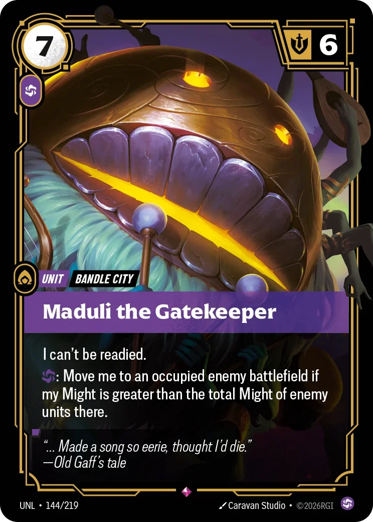 Maduli the Gatekeeper - 144/219 - Unleashed