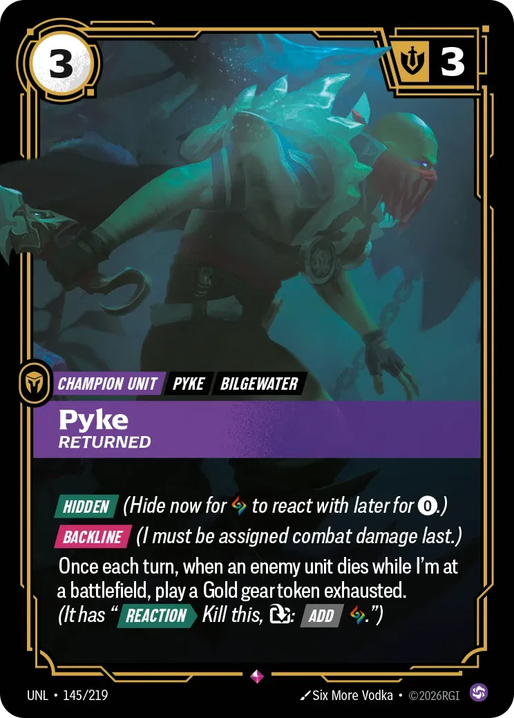 Pyke Returned - 145/219 - Unleashed