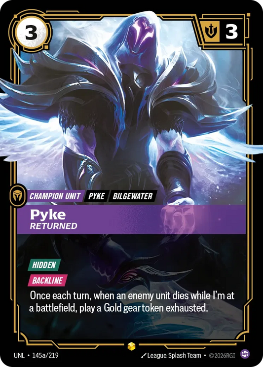 Pyke Returned (Alternate Art) - 145a/219 - Unleashed