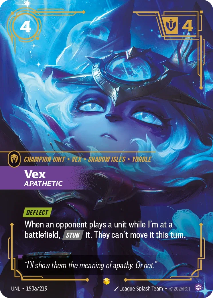 Vex Apathetic (Alternate Art) - 150a/219 - Unleashed