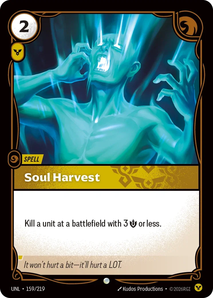 Soul Harvest - 159/219 - Unleashed
