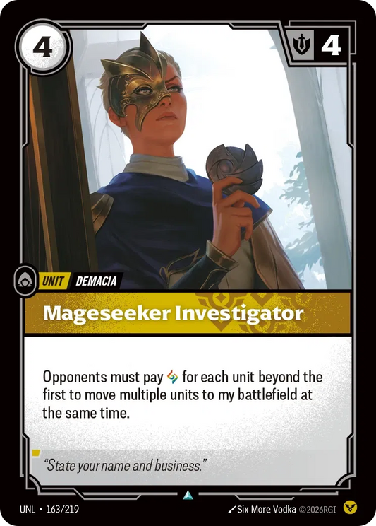 Mageseeker Investigator - 163/219 - Unleashed