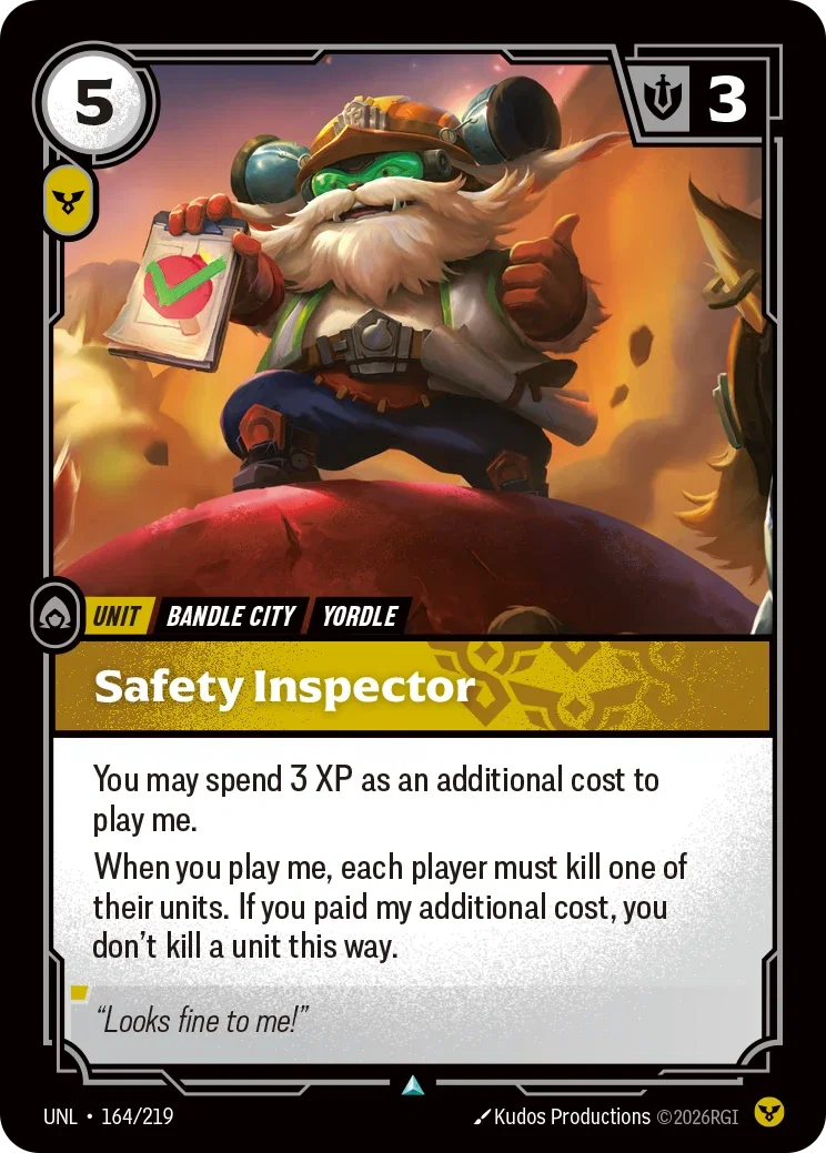Safety Inspector - 164/219 - Unleashed