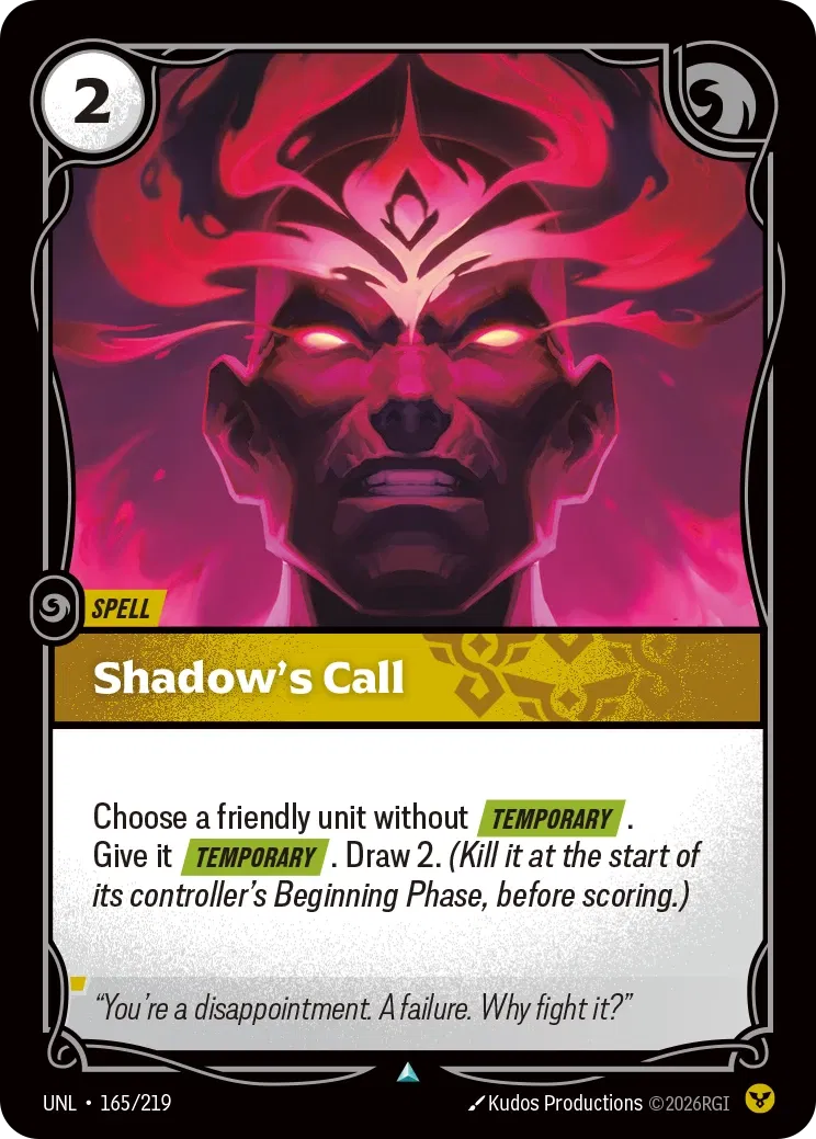 Shadow's Call - 165/219 - Unleashed