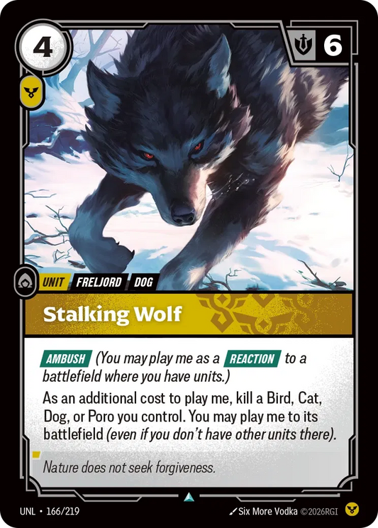 Stalking Wolf - 166/219 - Unleashed