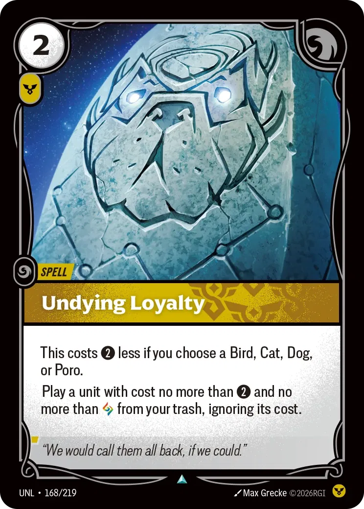 Undying Loyalty - 168/219 - Unleashed