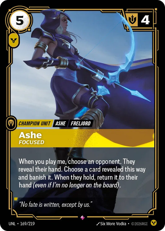 Ashe Focused - 169/219 - Unleashed