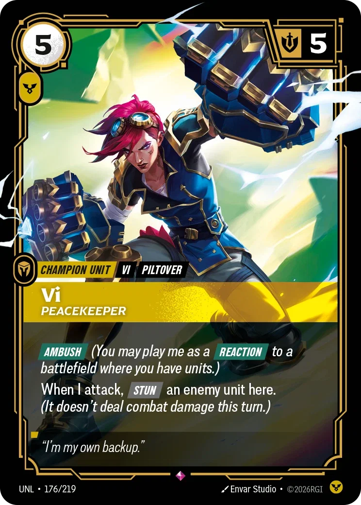 Vi Peacekeeper - 176/219 - Unleashed