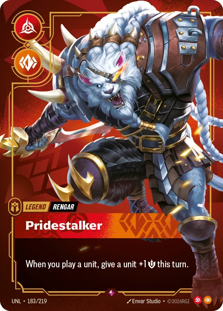 Rengar Pridestalker - 183/219 - Unleashed