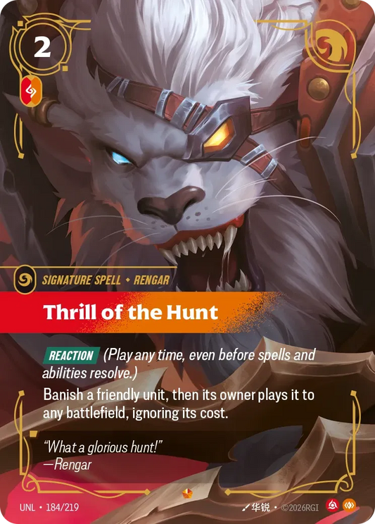 Thrill of the Hunt - 184/219 - Unleashed