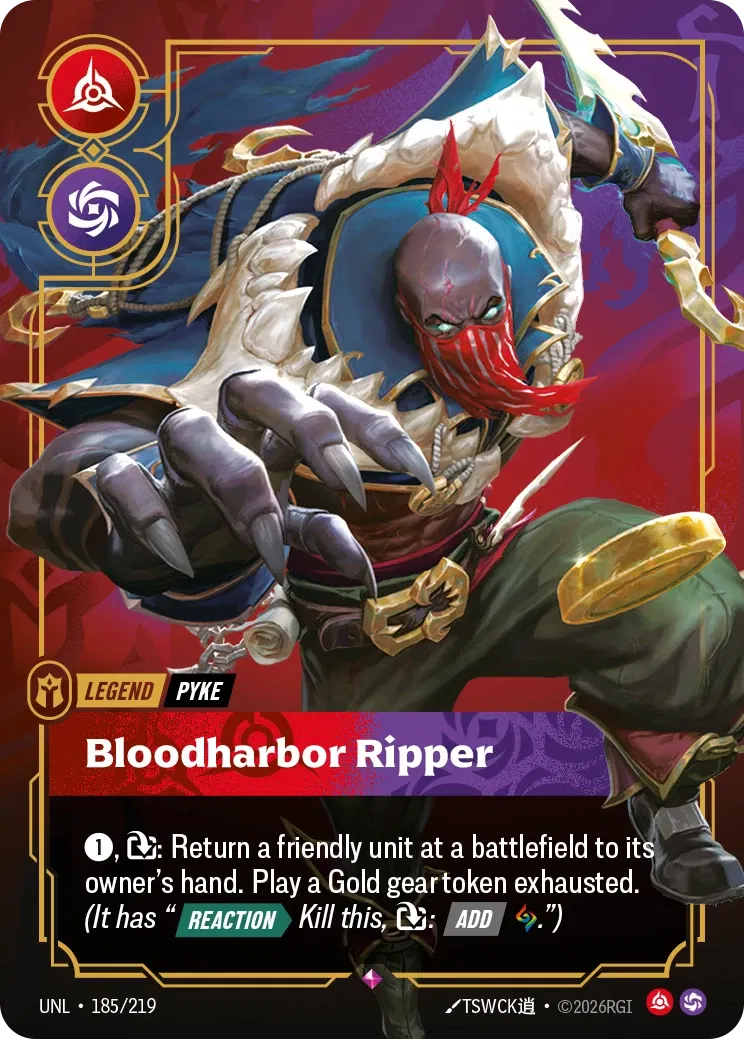 Pyke Bloodharbor Ripper - 185/219 - Unleashed