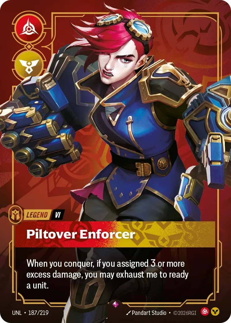 Vi Piltover Enforcer - 187/219 - Unleashed