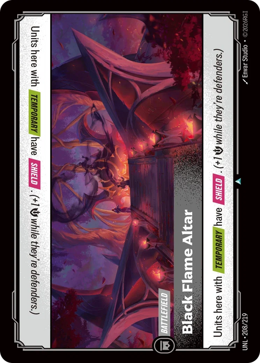 Black Flame Altar - 208/219 - Unleashed