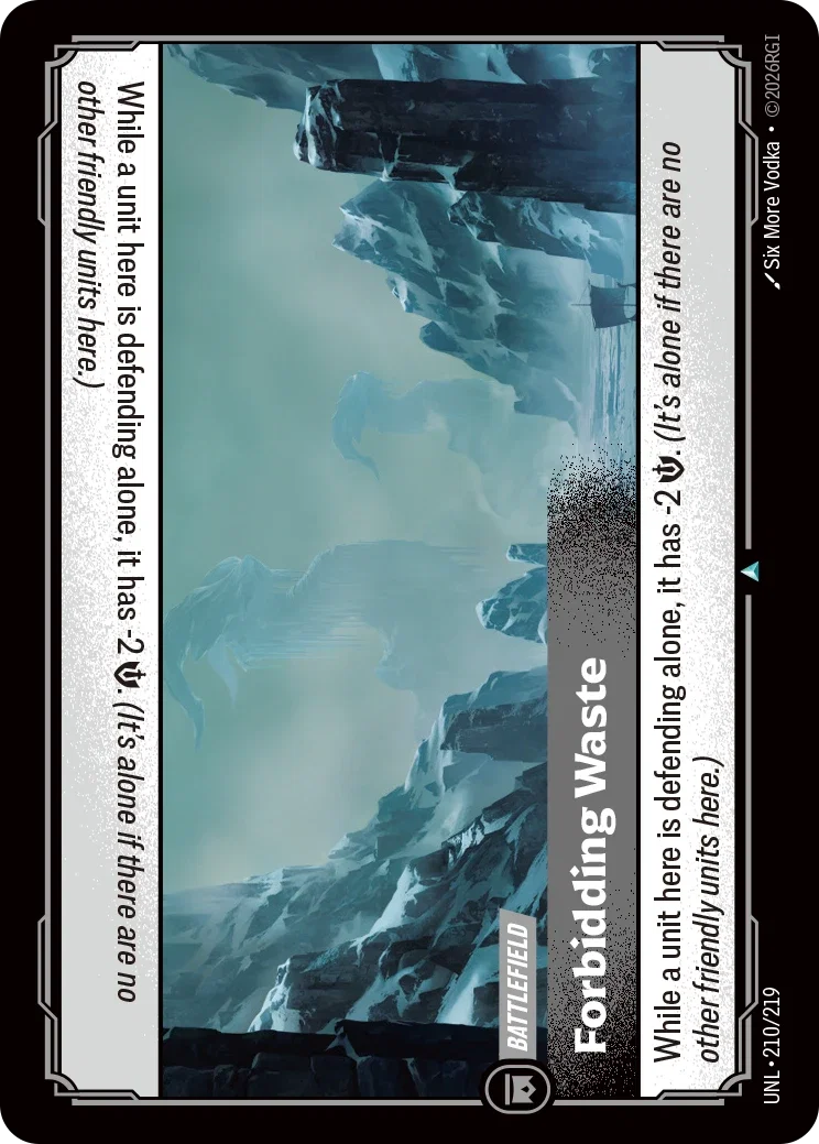 Forbidding Waste - 210/219 - Unleashed