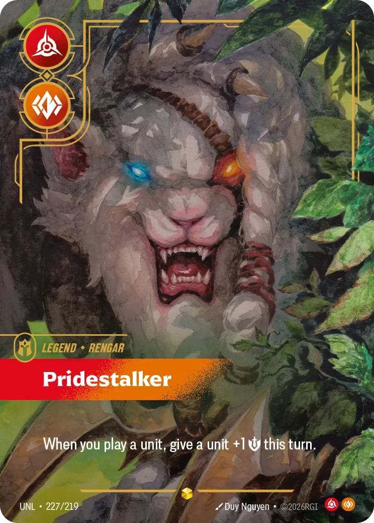 Rengar Pridestalker (Overnumbered) - 227/219 - Unleashed